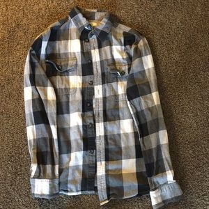 Vintage Plaid Sonoma Long Sleeve Flannel Size S